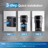 imageWaterdrop 17UBUF 001 m Ultra Filtration Under Sink Water Filter System for Batria Reduction Reduces Lead Chlorine Bad Taste ampamp Odor 24K Gallons with Dedicated Brushed Nickel Faucet USA TechBlackPremiumwith Faucet