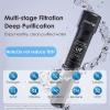 imageWaterdrop 17UBUF 001 m Ultra Filtration Under Sink Water Filter System for Batria Reduction Reduces Lead Chlorine Bad Taste ampamp Odor 24K Gallons with Dedicated Brushed Nickel Faucet USA TechBlackPremiumwith Faucet