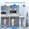 imageWaterdrop 17UBUF 001 m Ultra Filtration Under Sink Water Filter System for Batria Reduction Reduces Lead Chlorine Bad Taste ampamp Odor 24K Gallons with Dedicated Brushed Nickel Faucet USA TechWhitePremiumwith Faucet