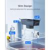 imageWaterdrop 35Cup Slim Water Filter Dispenser Large Capacity Water Filter Pitcher 200Gallon LongLife 5X Lifetime Reduces Chlorine PFOAPFOS and More BPA Free Black with 1 FilterBlack