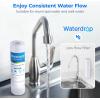 imageWaterdrop 5 Micron 10quot x 25quot Whole House Water Filter Replacement Cartridge Sediment Water Filter Replacement for Any 10 inch RO Unit AquaPure AP110 Culligan P5 WHKFGD05 6 Pack4