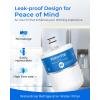 imageWaterdrop 5231JA2002A Refrigerator Water Filter Replacement for LGLT500P GEN11042FR08 ADQ72910911 ADQ72910901 Kenmore 9890 469890 LFX25974ST LMX25964ST 3 Pack Package May Vary2 Count Pack of 1