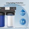 imageWaterdrop AP810 Whole House Water Filter Replacement for 3M AquaPure AP810 AP801 AP811 Whirlpool WHKFGD25BB WHKFDWHBB 5 Micron 10quot x 45quot Well ampamp Tap Water Filter Pack of 34