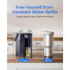 imageWaterdrop Alkaline Electric Water Filter Pitcher Rechargeable Water Dispenser Instant 200Gallon 15Cup Countertop System NSFANSI 42 Reduce PFOAPFOS Chlorine Lead Blue with 1 FilterMidnight Blue