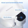 imageWaterdrop Alkaline Electric Water Filter Pitcher Rechargeable Water Dispenser Instant 200Gallon 15Cup Countertop System NSFANSI 42 Reduce PFOAPFOS Chlorine Lead Blue with 1 FilterWhite2 Filters