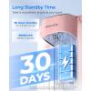 imageWaterdrop Alkaline Electric Water Filter Pitcher Rechargeable Water Dispenser Instant 200Gallon 15Cup Countertop System NSFANSI 42 Reduce PFOAPFOS Chlorine Lead Blue with 1 FilterBlush pink