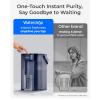 imageWaterdrop Alkaline Electric Water Filter Pitcher Rechargeable Water Dispenser Instant 200Gallon 15Cup Countertop System NSFANSI 42 Reduce PFOAPFOS Chlorine Lead Blue with 1 FilterMidnight Blue