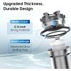 imageWaterdrop BS08 Under Sink Water Filter 1 Year Lifetime Stainless Steel Water Filter System Reduces Chlorine Lead Heavy Metals Bad Tasteampamp Odor 1 Filter ampamp 1 Brushed Nickel Faucet IncludedStainless Steelwith Faucet