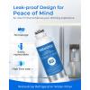 imageWaterdrop DA2900020B Refrigerator Water Filter Replacement for Samsung HAFCINEXP DA2900020AB DA2900020B1 RF263BEAESR RF28HMEDBSR RF263TEAESG RF4287HARS 3 Filters Package May Vary4 Count Pack of 1