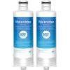 imageWaterdrop DA9717376B Replacement for Samsung HAFQINEXP DA9708006C RF28R7201SR RF28R7351SG WDF45 Refrigerator Water Filter 2 Filters2