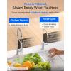 imageWaterdrop DST Under Sink Water Filter System Under Sink Water Filtration System NSF Certified Elements Reduce Chlorine PFOAPFOS Bad Taste ampamp Odor Silver Ions Enhanced Filtration Stainless SteelJet BlackReduces Lead
