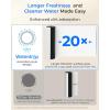 imageWaterdrop DST Under Sink Water Filter System Under Sink Water Filtration System NSF Certified Elements Reduce Chlorine PFOAPFOS Bad Taste ampamp Odor Silver Ions Enhanced Filtration Stainless SteelJet BlackReduces Lead