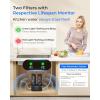 imageWaterdrop DST Under Sink Water Filter System Under Sink Water Filtration System NSF Certified Elements Reduce Chlorine PFOAPFOS Bad Taste ampamp Odor Silver Ions Enhanced Filtration Stainless SteelPitch BlackReduces PFOAPFOS
