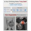 imageWaterdrop DST Under Sink Water Filter System Under Sink Water Filtration System NSF Certified Elements Reduce Chlorine PFOAPFOS Bad Taste ampamp Odor Silver Ions Enhanced Filtration Stainless SteelPitch BlackReduces PFOAPFOS
