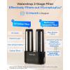 imageWaterdrop DST Under Sink Water Filter System Under Sink Water Filtration System NSF Certified Elements Reduce Chlorine PFOAPFOS Bad Taste ampamp Odor Silver Ions Enhanced Filtration Stainless SteelPitch BlackReduces PFOAPFOS