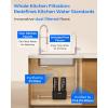 imageWaterdrop DST Under Sink Water Filter System Under Sink Water Filtration System NSF Certified Elements Reduce Chlorine PFOAPFOS Bad Taste ampamp Odor Silver Ions Enhanced Filtration Stainless SteelPitch BlackReduces PFOAPFOS