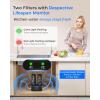 imageWaterdrop DST Under Sink Water Filter System Under Sink Water Filtration System NSF Certified Elements Reduce Chlorine PFOAPFOS Bad Taste ampamp Odor Silver Ions Enhanced Filtration Stainless SteelJet BlackReduces Lead