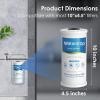 imageWaterdrop FXHTC Whole House Carbon Water Filter Replacement for GE FXHTC GXWH40L GXWH35F Culligan RFCBBSA American Plumber W10PR W10BC WRC25HD 10quot x 45quot Cartridge 5 Micron Pack of 33