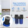 imageWaterdrop FXHTC Whole House Carbon Water Filter Replacement for GE FXHTC GXWH40L GXWH35F Culligan RFCBBSA American Plumber W10PR W10BC WRC25HD 10quot x 45quot Cartridge 5 Micron Pack of 31