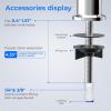 imageWaterdrop Filtered Water Faucet Drinking Water Faucet Reverse Osmosis Faucet RO Faucet Water Filter Faucet for Kitchen Sink Water Dispenser Faucet Stainless Steel LeadFreePolished Chrome