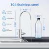 imageWaterdrop Filtered Water Faucet Drinking Water Faucet Reverse Osmosis Faucet RO Faucet Water Filter Faucet for Kitchen Sink Water Dispenser Faucet Stainless Steel LeadFreeBrushed Stainless Steel