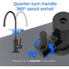 imageWaterdrop Filtered Water Faucet Drinking Water Faucet Reverse Osmosis Faucet RO Faucet Water Filter Faucet for Kitchen Sink Water Dispenser Faucet Stainless Steel LeadFreeBLK