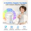 imageWaterdrop FreshTaste Instant Water Filter Pitcher Rechargeable Powerful Dispenser Reduce Chlorine Lead Copper Purify Soften Water 17Cup White Does not Lower TDSAdvanced White