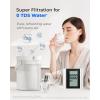 imageWaterdrop FreshTaste Instant Water Filter Pitcher Rechargeable Powerful Dispenser Reduce Chlorine Lead Copper Purify Soften Water 17Cup White Does not Lower TDSAdvanced White