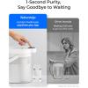 imageWaterdrop FreshTaste Instant Water Filter Pitcher Rechargeable Powerful Dispenser Reduce Chlorine Lead Copper Purify Soften Water 17Cup White Does not Lower TDSAdvanced White