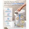 imageWaterdrop FreshTaste Instant Water Filter Pitcher Rechargeable Powerful Dispenser Reduce Chlorine Lead Copper Purify Soften Water 17Cup White Does not Lower TDSAdvanced White