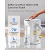 imageWaterdrop FreshTaste Instant Water Filter Pitcher Rechargeable Powerful Dispenser Reduce Chlorine Lead Copper Purify Soften Water 17Cup White Does not Lower TDSAdvanced White