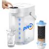 imageWaterdrop FreshTaste Instant Water Filter Pitcher Rechargeable Powerful Dispenser Reduce Chlorine Lead Copper Purify Soften Water 17Cup White Does not Lower TDSAdvanced White