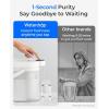 imageWaterdrop FreshTaste Instant Water Filter Pitcher Rechargeable Powerful Dispenser Reduce Chlorine Lead Copper Purify Soften Water 17Cup White Does not Lower TDSAdvanced White