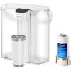 imageWaterdrop FreshTaste Instant Water Filter Pitcher Rechargeable Powerful Dispenser Reduce Chlorine Lead Copper Purify Soften Water 17Cup White Does not Lower TDSAdvanced White