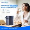 imageWaterdrop FreshTaste Instant Water Filter Pitcher Rechargeable Powerful Dispenser Reduce Chlorine Lead Copper Purify Soften Water 17Cup White Does not Lower TDSMidnight Blue
