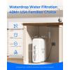 imageWaterdrop G3P800 Reverse Osmosis System 800 GPD Fast Flow NSFANSI 42 ampamp 53 ampamp 58 ampamp 372 Certified 31 Pure to Drain Tankless Under Sink RO Water Filter System LED Purifier Smart FaucetWhite
