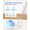 imageWaterdrop Glass Water Filter Pitcher with 1 Filter EcoFriendly with NSF 53ampamp42ampamp372 Certified Filter 7Cup Reduces PFOAPFOS Chlorine Cadmium Copper Mercury BPA Free Easy to Clean WhiteClear