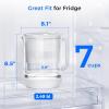 imageWaterdrop Glass Water Filter Pitcher with 1 Filter EcoFriendly with NSF 53ampamp42ampamp372 Certified Filter 7Cup Reduces PFOAPFOS Chlorine Cadmium Copper Mercury BPA Free Easy to Clean WhiteWhite