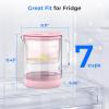 imageWaterdrop Glass Water Filter Pitcher with 1 Filter EcoFriendly with NSF 53ampamp42ampamp372 Certified Filter 7Cup Reduces PFOAPFOS Chlorine Cadmium Copper Mercury BPA Free Easy to Clean WhitePink