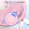 imageWaterdrop Glass Water Filter Pitcher with 1 Filter EcoFriendly with NSF 53ampamp42ampamp372 Certified Filter 7Cup Reduces PFOAPFOS Chlorine Cadmium Copper Mercury BPA Free Easy to Clean WhitePink