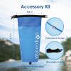 imageWaterdrop Gravity Water Bag for Camping Travel Backpacking Hiking and Emergency Compatible with Water Filter Straw Flex Foldable 15 Gal Bag