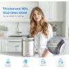 imageWaterdrop Gravityfed Water Filter System 225G StainlessSteel System with 4 Filters Metal Water Level Spigot and Stand NSFANSI 42ampamp372 Standard Reduces ChlorineKing Tank for Emergencies225G