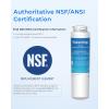 imageWaterdrop MSWF Refrigerator Water Filter Replacement for GE MSWF 101820A 101821B RWF1500A NSF 42ampamp372 Certified Pack of 3
