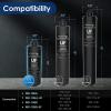 imageWaterdrop RF10UF 001 Micron Replacement Filter Cartridge For 10UA10UAUF10UB10UBUF Under Sink Water Filter Reduces Lead Chlorine Bad Taste ampamp Odor 11K Gallons High CapacityBlack2