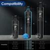 imageWaterdrop RF15UF 001 Micron Replacement Filter Cartridge for 15UA15UAUF15UB15UBUF15UC15UCUF Under Sink Water Filter Reduces Lead Chlorine Bad Taste ampamp Odor 19K Gallons High CapacityBlack