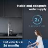 imageWaterdrop RF17WUF 001 Micron Water Filter Reduces Lead Chlorine Bad Taste ampamp Odor 24K Gallons High Capacity Replacement for Waterdrop Under Sink Water Filtration system WhiteBlack