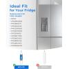 imageWaterdrop RPWF Refrigerator Water Filter NOT RPWFE Replacement for GE RPWF DWF36 R3600 MPF15350 OPFG3RF300 WF277 RWF1063 3 Filters