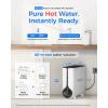 imageWaterdrop Reverse Osmosis System Instant Hot Water Dispenser 600 GPD Reduce PFAS Tankless 21 Pure to Drain Under Sink TDS Reduction Smart LED Faucet Hot and Cold Water Dispenser FaucetBlack