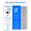 imageWaterdrop Reverse Osmosis System Instant Hot Water Dispenser 600 GPD Reduce PFAS Tankless 21 Pure to Drain Under Sink TDS Reduction Smart LED Faucet Hot and Cold Water Dispenser FaucetBlack