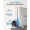 imageWaterdrop Reverse Osmosis System Instant Hot Water Dispenser 600 GPD Reduce PFAS Tankless 21 Pure to Drain Under Sink TDS Reduction Smart LED Faucet Hot and Cold Water Dispenser FaucetBlack